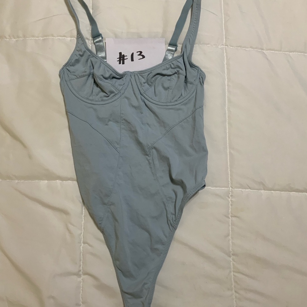 Urban Outfitters Light Blue Bodysuit